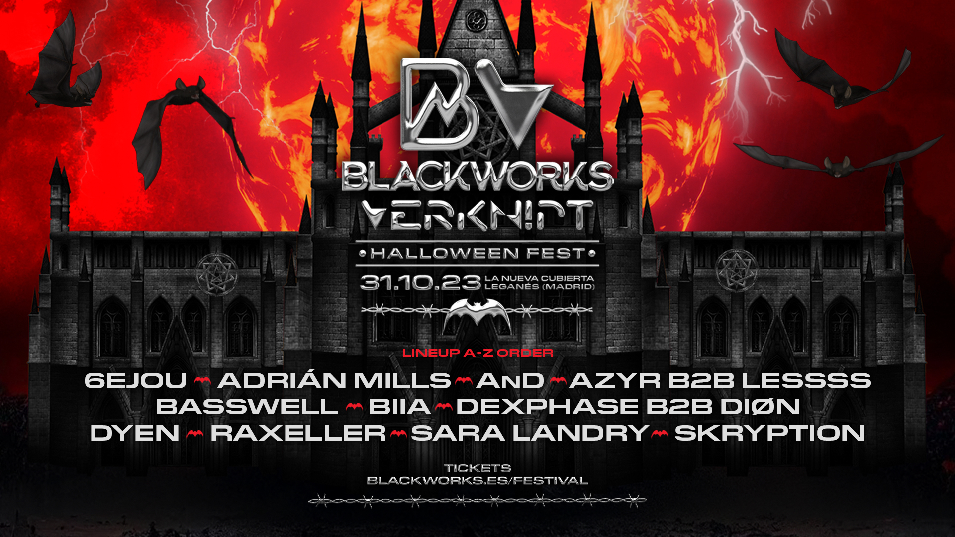 Blackworks x Verknipt Halloween Festival