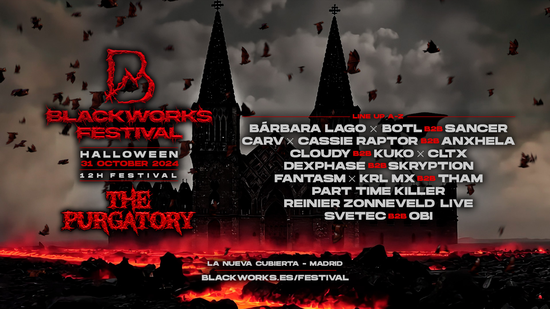 Blackworks Halloween Festival 2024 - La nueva Cubierta Madrid