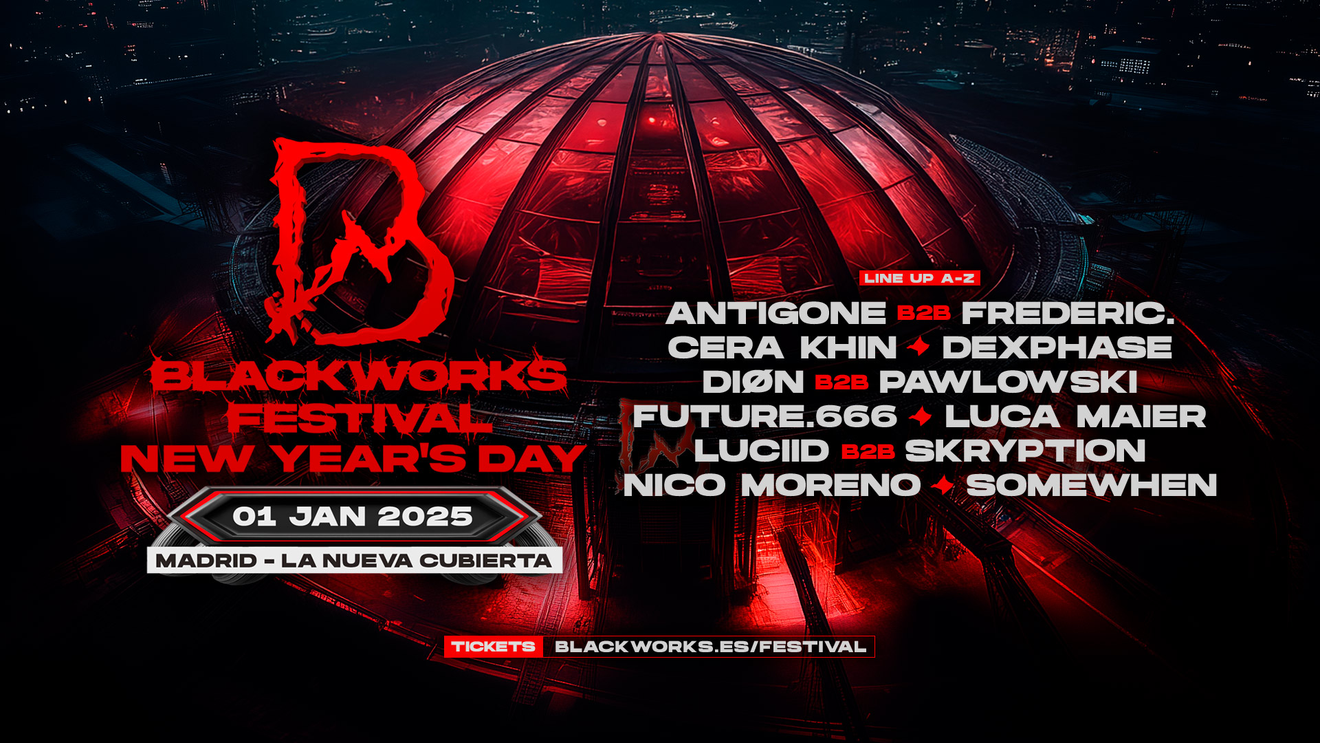 Blackworks Festival New Year's Day 2025