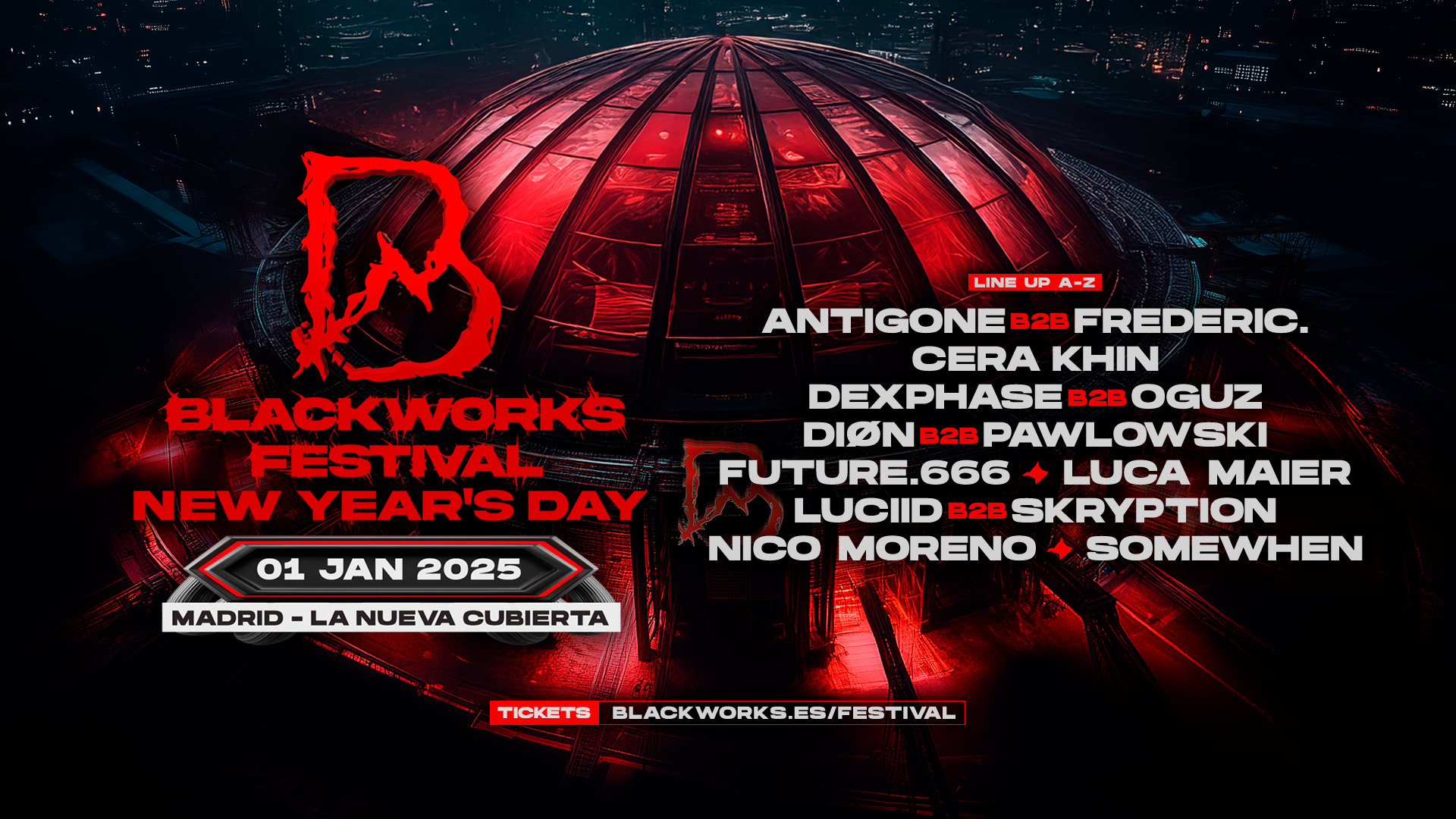 Blackworks Festival New Year's Day 2025