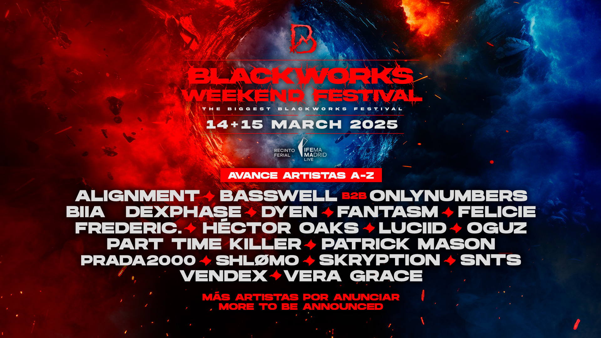 Blackworks Weekend Festival- Recinto Ferial IFEMA MADRID - 2025