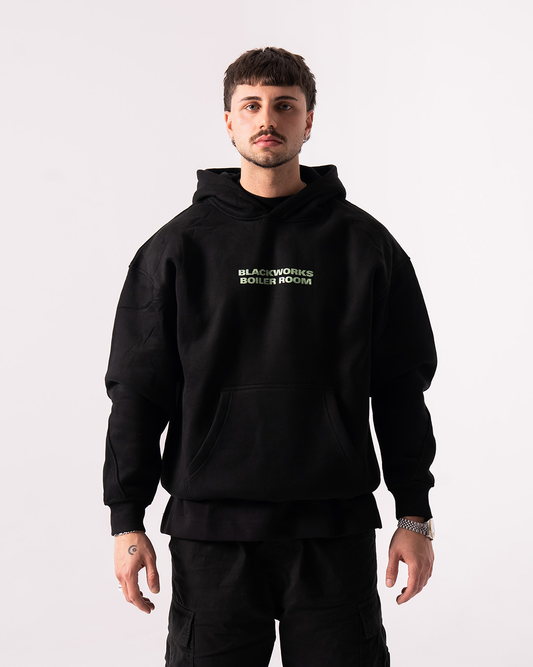 BW x BR HOODIE CAMO GREEN