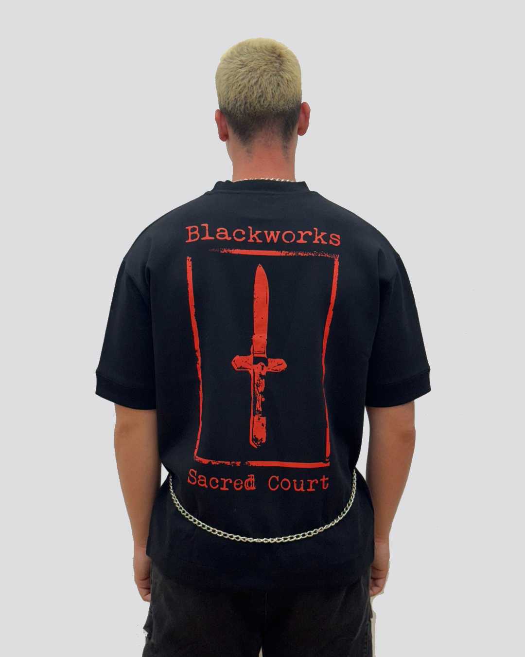 SACRED COURT x BLACKWORKS TEE