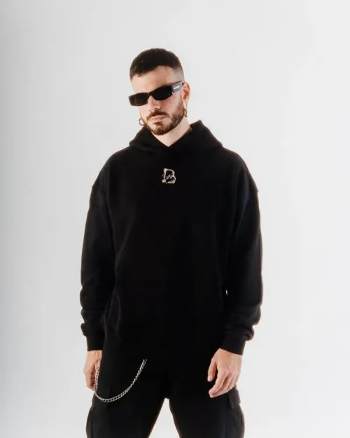 Blackworks "B" Fire Hoodie