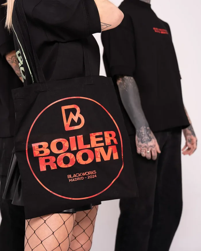 Blaxworks x Boiler Room Tote Bag Red