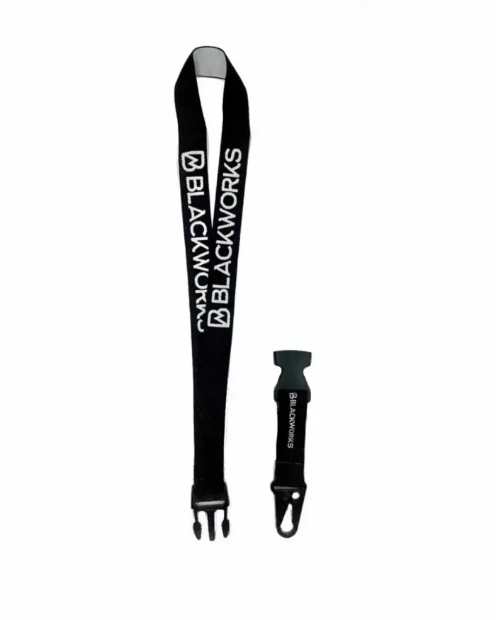 Blackworks Connector Lanyard Black / White