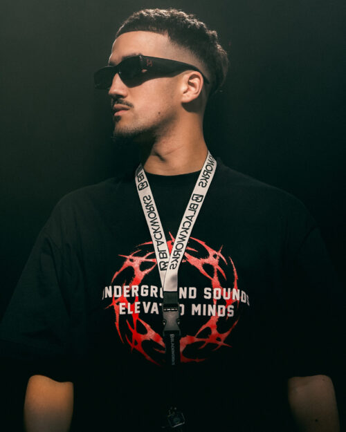 CONNECTOR LANYARD Black / White