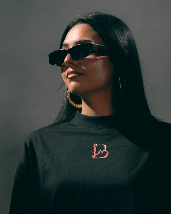 "B" BLOOD OVERSIZE TEE