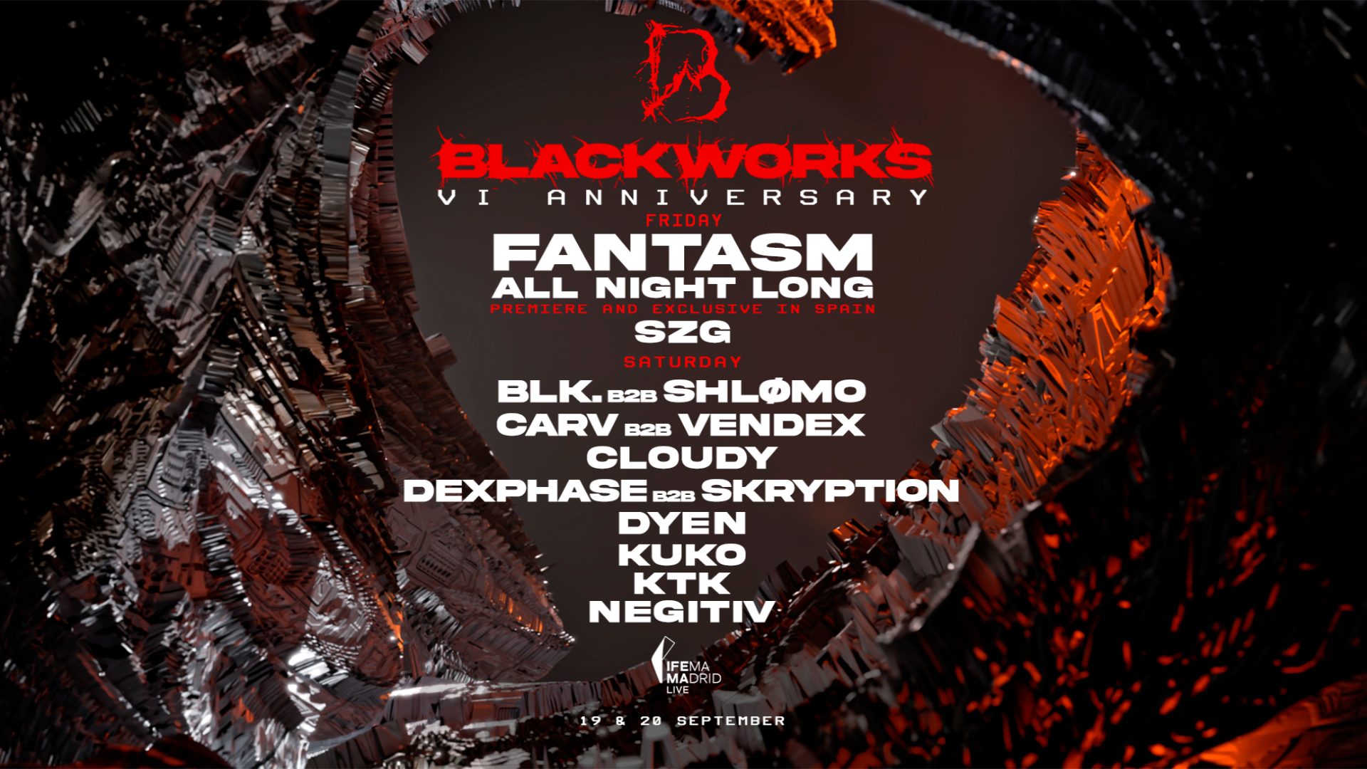 BLACKWORKS VI ANNIVERSARY FESTIVAL MADRID