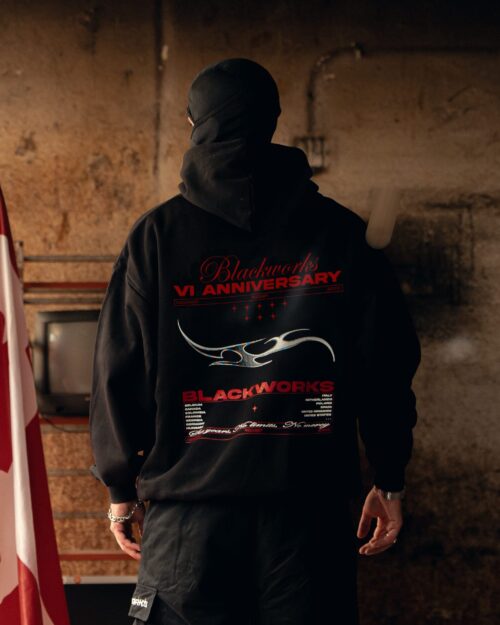 IV ANNIVERSARY BLACK HOODIE