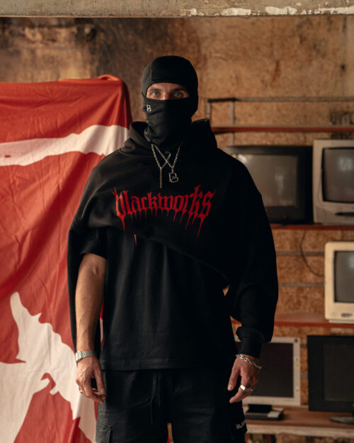 VI ANNIVERSARY BLACK HOODIE