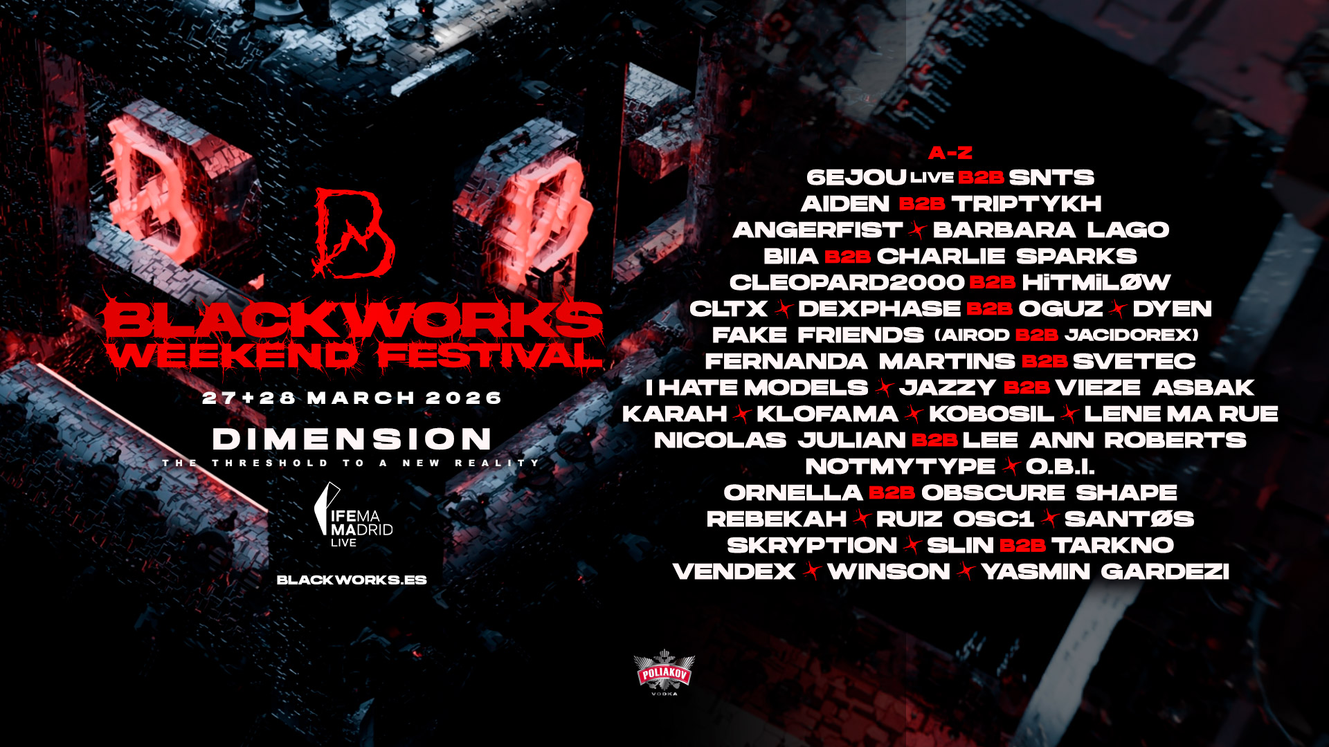 Blackworks Weekend Festival 2026 – Dimension Blackworks Weekend Festival 2026 - Dimension