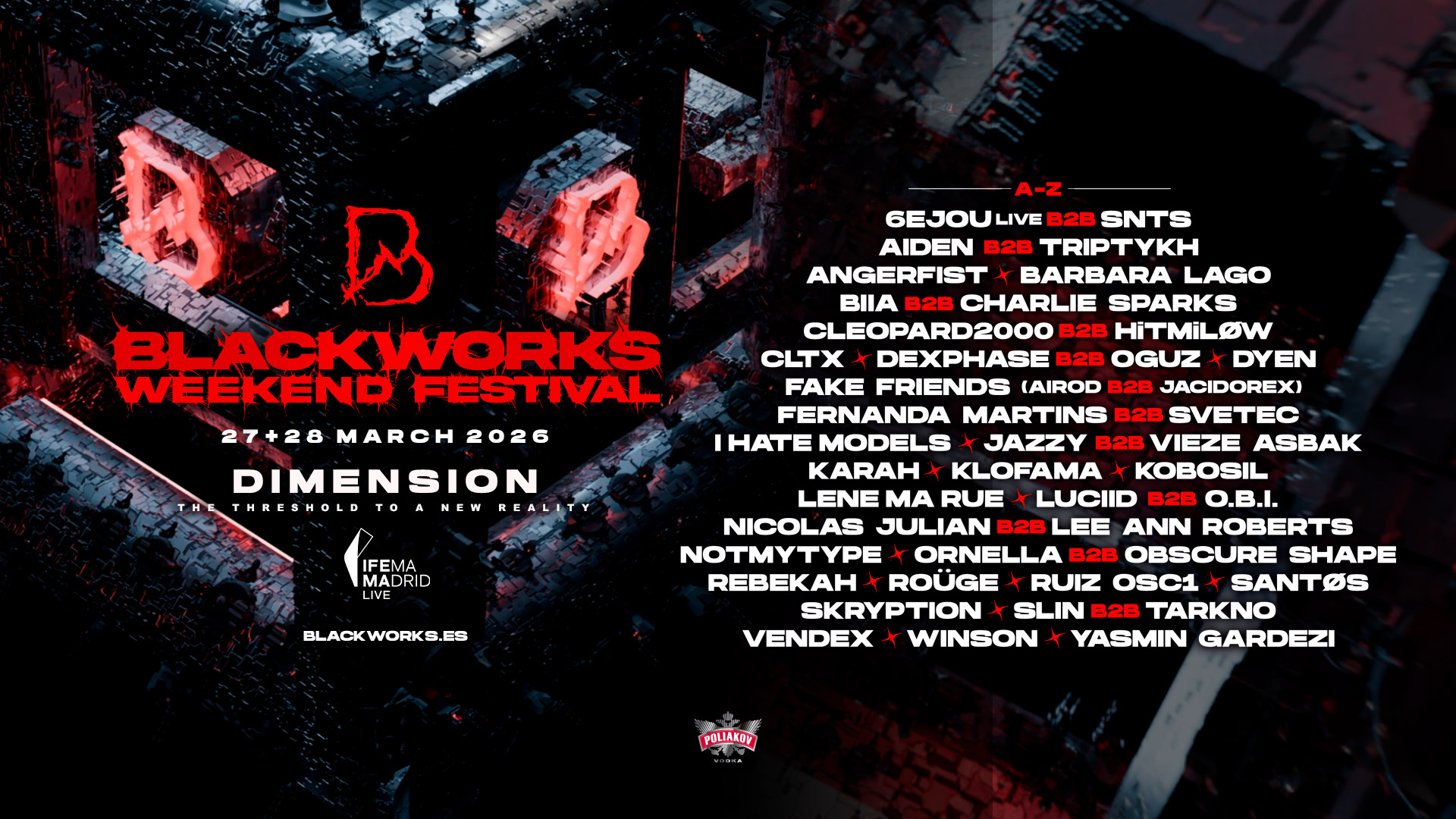 Blackworks Weekend Festival 2026 – Dimension Blackworks Weekend Festival 2026 - Dimension