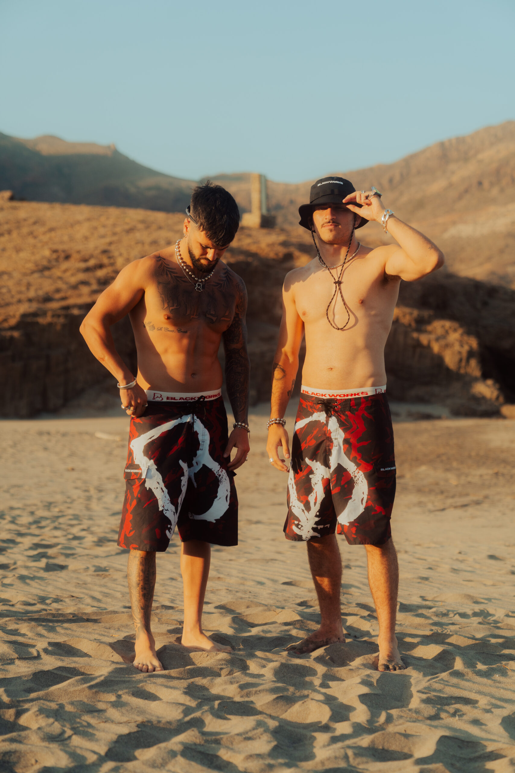 CAMO RED SWIMSWIT