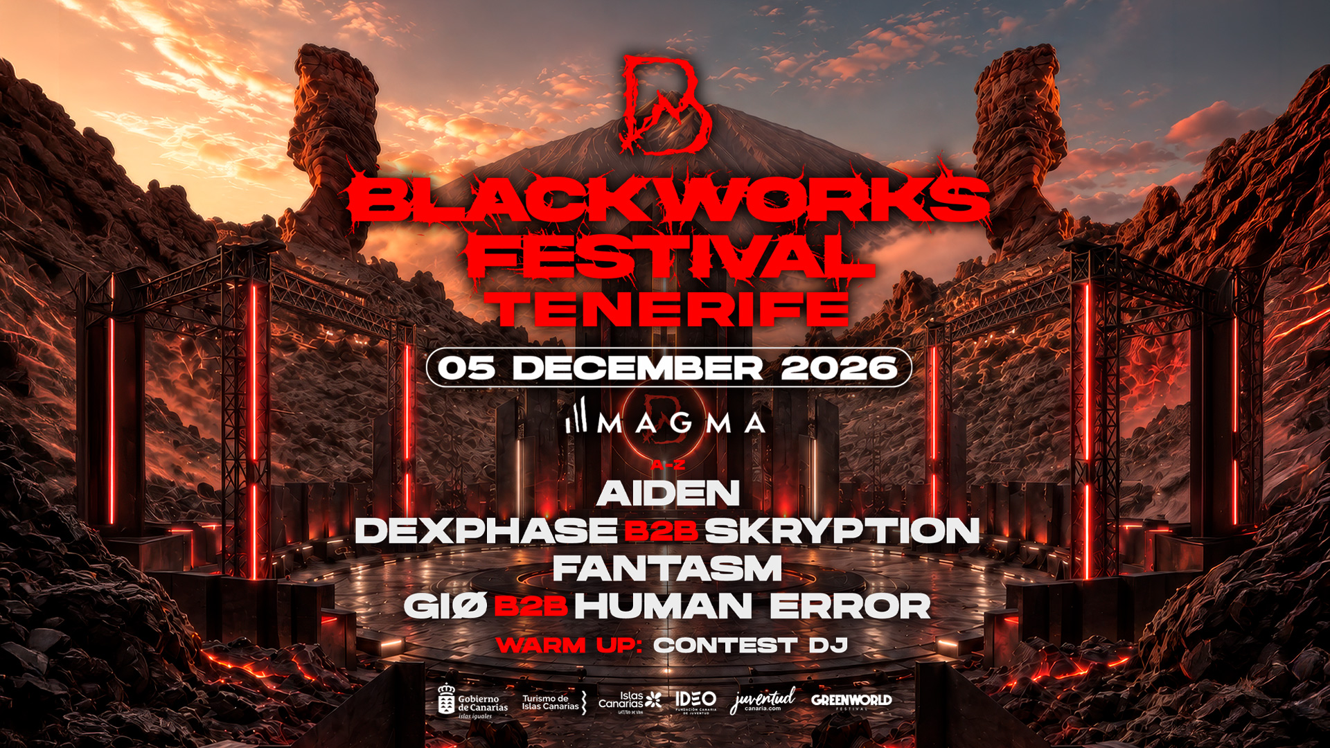 Blackworks Festival Tenerife Magma 2026 Blackworks Festival Tenerife Magma 2026